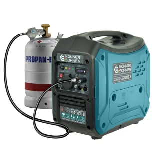 Könner & Söhnen Benzin/LPG Gas-Inverter-Generator KS 2000iG S