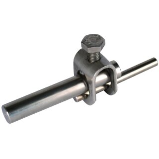 Stangenklemme Stahl verzinkt.16/8-10mm