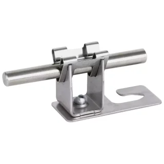 Dachleitungshalter für Wellplattendächer VA kurz