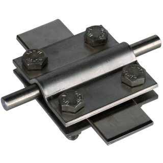 Erdungsklemme NIRO V4A Rd / Flach - Flach / Flach