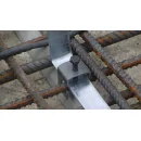 Armierungsklemme Stahl  für Bewehrungsmatten 6-22 mm und Erdungsband 30-40 mm Beispiel