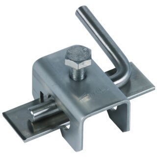 Verbindungsklemme für Fundamenterder NIRO VA Rd / Fl und Fl / Fl