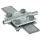Erdungs- Kreuzklemme Stahl verzinkt 8-10mm oder 30x3,5mm / 30x3,5mm