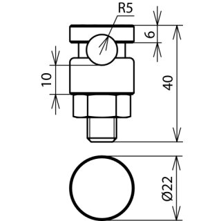 KS-Verbinder NIRO V2A 6-10 mm