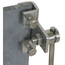 Konstruktions- Anschlußklemme Stahl VA Niro mit KS...