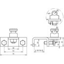 Anschlußklemme groß NIRO mit KS- Verbinder...