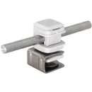 Dachleitungshalter PLATTENsnap Niro 4-6 Grau