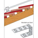 Dachleitungshalter UNIgrip NIRO L475 mm H20 Montage