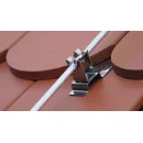 Dachleitungshalter UNIgrip NIRO L475 mm H20 Beispiel