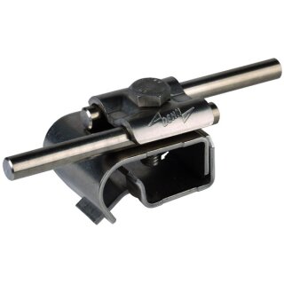 Dachrinnenklemme NIRO mit Doppelüberleger