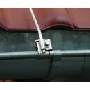 Dachrinnenklemme NIRO mit Doppelüberleger Beispiel