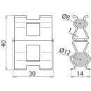 Bewehrungsklemme DEHNclip® St/blank Rd / Rd 8-9 / 12...